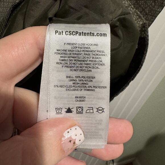 Columbia Green Checked Windbreaker Size XL - Picture 5 of 6